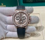 Rolex Daytona 126535TBR Rose Gold Sundust Diamond Dial Diamond Bezel - Image 5