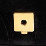GUCCI Matelasse Velvet GG Marmont Mini Shoulder Bag (SHF-22601) - Image 9