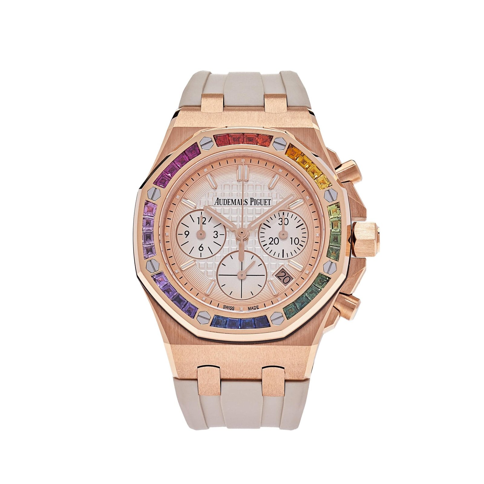 8TpHXk06-audemars-piguet-royal-oak-offshore-selfwinding-chronograph-rainbow-bezel-26236or-yy-d085ca-01-audemars-piguet-40259705078004.jpg Audemars Piguet Royal Oak Offshore 26236OR.YY.D085CA.01 Selfwinding Chronograph Rainbow Bezel - Image 1