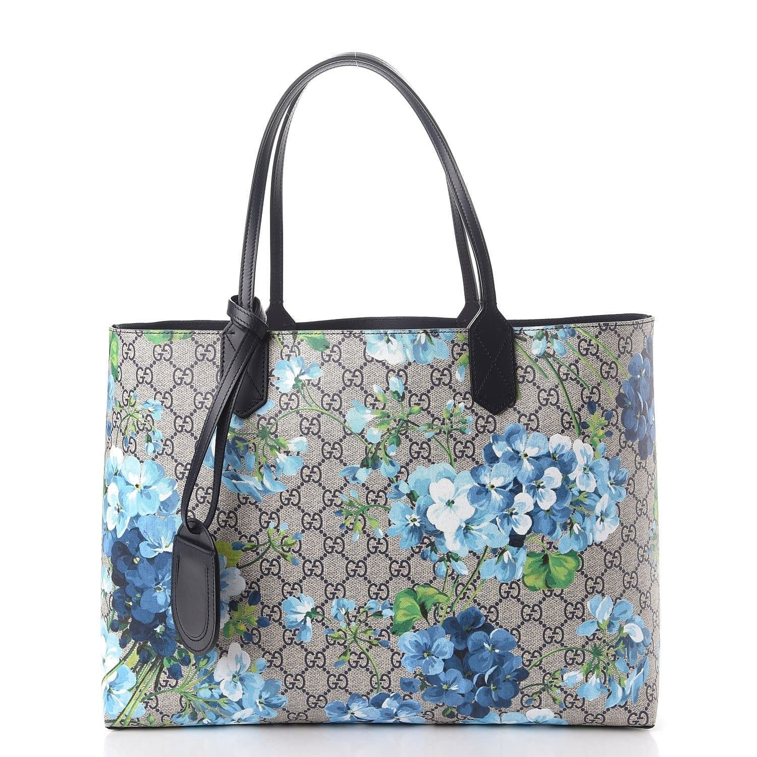 8YauR1yp-I1920FR13@BL573@@7Z83.jpg GUCCI Supreme Monogram Blooms Medium Reversible Tote Beige Blue Navy - Image 1