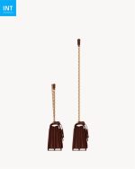 Saint Laurent SUNSET MEDIUM IN CROCODILE-EMBOSSED LEATHER - Image 5
