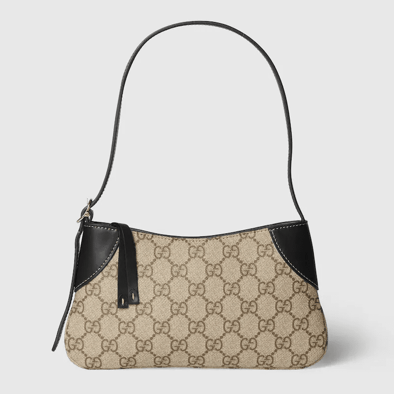 8db66ce0cc0c158b51a26b5407a0a73f.png Gucci Emblem small shoulder bag - Image 1