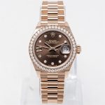 Rolex Lady-Datejust Chocolate Dial Diamond Bezel 28mm 279135RBR - Image 2