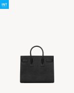 Saint Laurent small sac de jour bag in black crocodile-embossed leather - Image 2