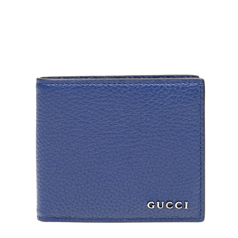 9d168213d43caeccc99bd1c2af70acfb.jpg Bi-fold wallet with Gucci script - Image 1