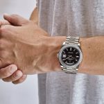 Rolex Day-Date 40 228349RBR White Gold Black Dial Diamond Bezel (2021) - Image 2