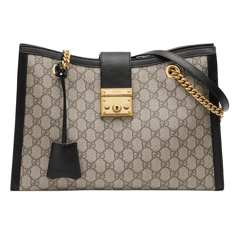 EFC1Un1p-CF4QB2DAV1M1JJW99I.png GUCCI PADLOCK MEDIUM GG SHOULDER BAG - Image 1