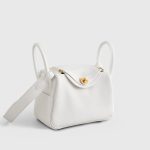 Hermès Lindy 20 Calfskin New White Gold Hardware - Image 2