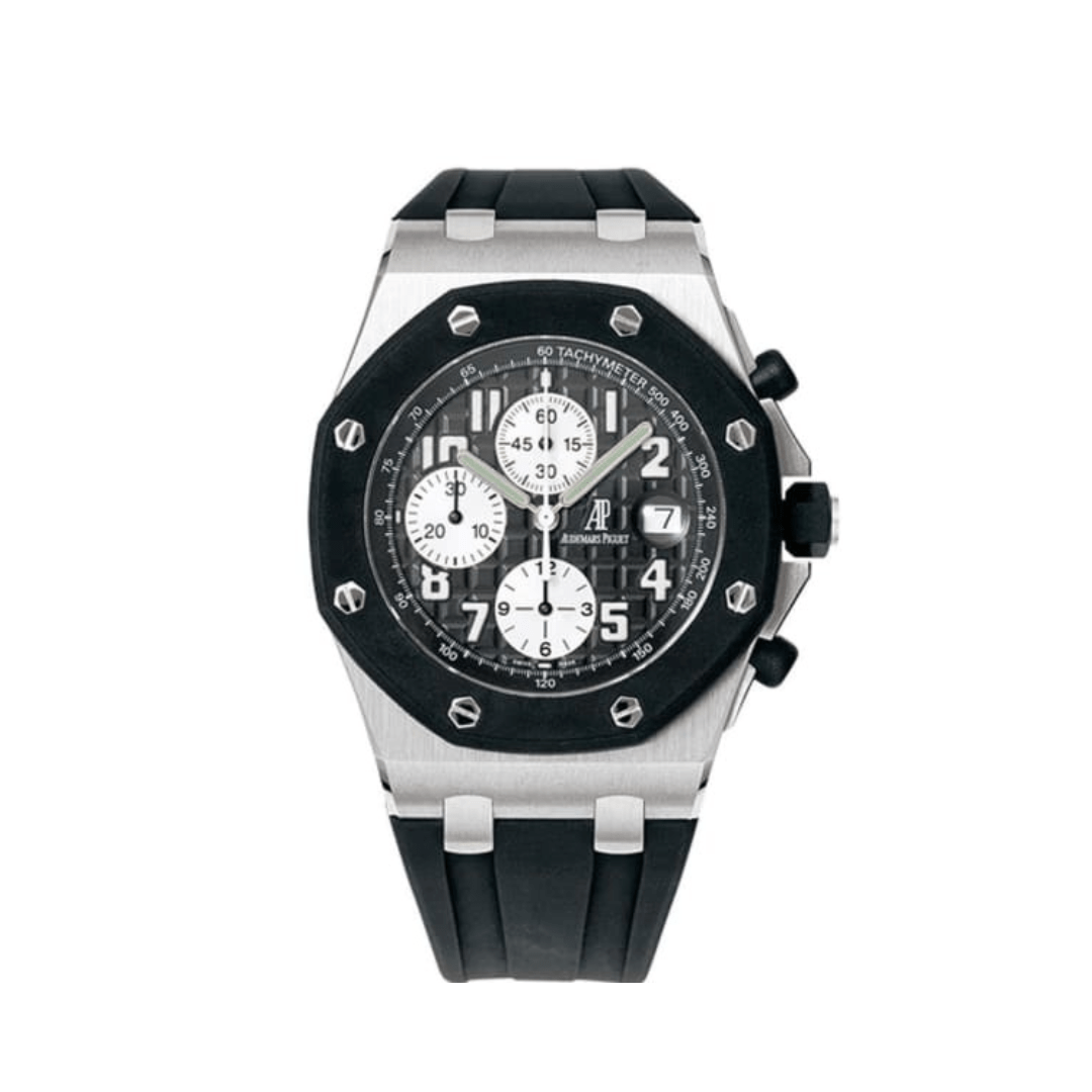 FoZ1CJcx-audemars-piguet-royal-oak-offshore-stainless-steel-black-dial-25940sk-oo-d002ca-01-a-audemars-piguet-40259735945460.png Audemars Piguet Royal Oak Offshore 25940SK.OO.D002CA.01.A Chronograph Stainless Steel Black Dial - Image 1