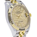Rolex Datejust 36 126233 Stainless Steel Yellow Gold Palm Motif Dial Jubilee - Image 2