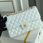 CHANEL Classic Flap Handbag GOLD METAL - Image 3