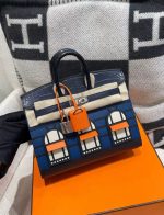 Hermès Faubourg Birkin 20 Bleu Marine - Image 2