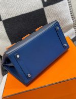 Hermès Faubourg Birkin 20 Bleu Marine - Image 6