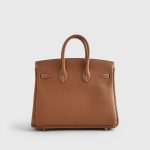 Hermès Birkin 25 Togo Gold Retourne Gold Hardware - Image 2