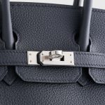 Hermès Birkin 25 Togo Gris Misty Palladium Hardware - Image 8