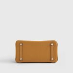 Hermès Birkin 25 Togo Natural Sable Palladium Hardware - Image 4