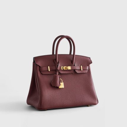 Hermès Birkin 25 Togo Rouge Sellier Retourne Gold Hardware