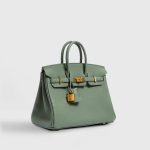 Hermès Birkin 25 Togo Vert Amande Gold Hardware Retourne - Image 3