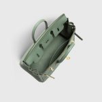 Hermès Birkin 25 Togo Vert Amande Gold Hardware Retourne - Image 8