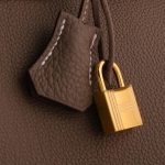 Hermès Birkin 30 Togo Etoupe Retourne Gold Hardware - Image 8
