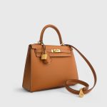 Hermès Kelly 25 Epsom Gold Sellier Gold Hardware - Image 2