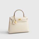 Hermès Kelly 25 Epsom Nata Sellier Gold Hardware