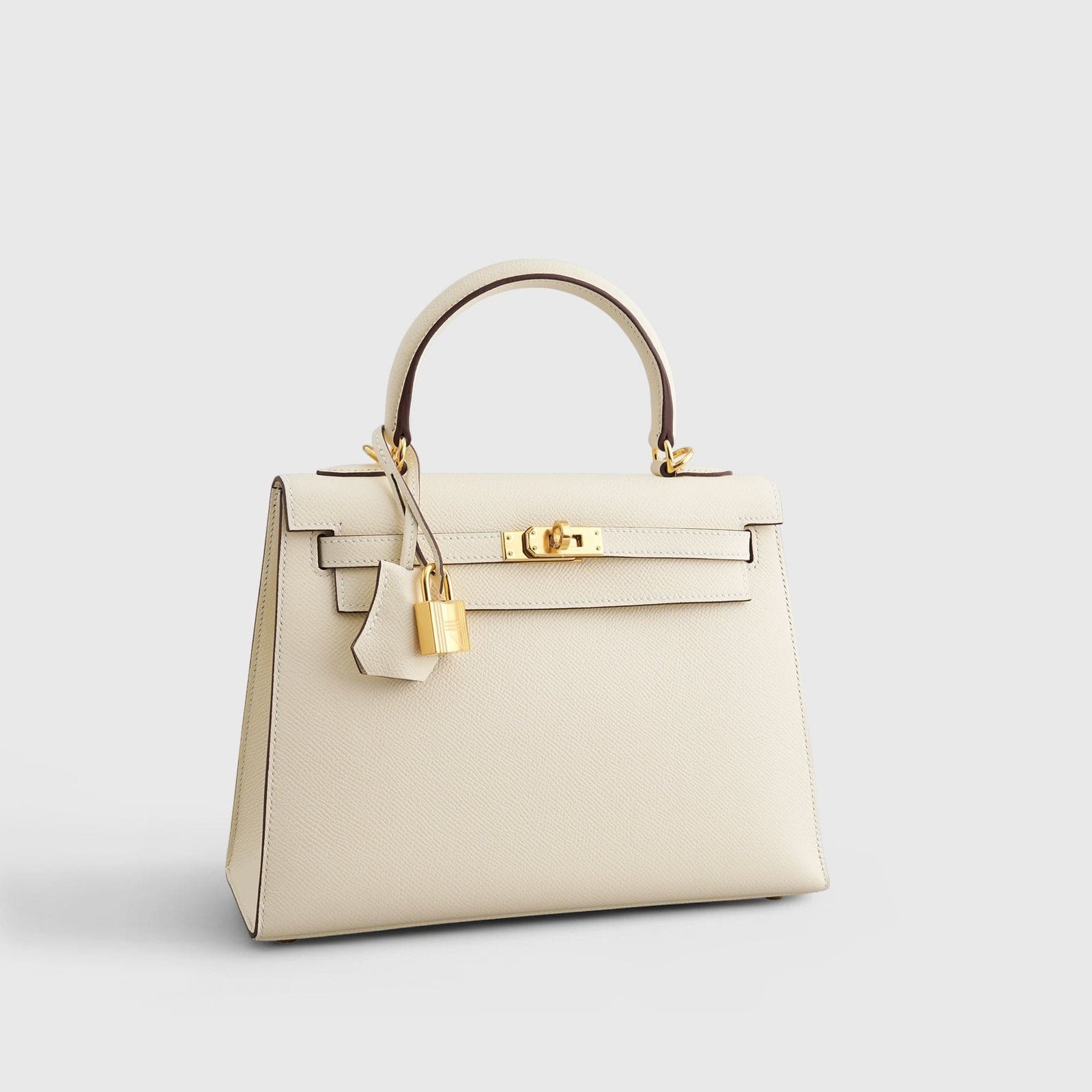 HermesKelly25EpsomNataSellierGoldHardware200a.jpg Hermès Kelly 25 Epsom Nata Sellier Gold Hardware - Image 1