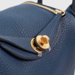 Hermès Lindy 20 Clemence Blue de Prusse Gold Hardware - Image 6
