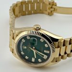 Rolex Day-Date 36 128238 Yellow Gold Green Diamond Dial (2024) - Image 4