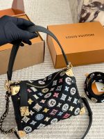 Louis Vuitton bling bling embroidered beaded studded fabric double box