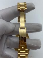 Rolex Day-Date 40 228348RBR Yellow Gold Green Ombre Roman Numeral Dial Diamond Bezel (2024) - Image 4