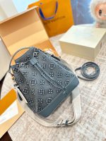 Louis Vuitton Denim Bucket Bag - Image 6