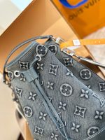 Louis Vuitton Denim Bucket Bag - Image 2