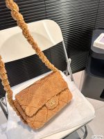 Chanel CF lambswool bag