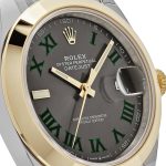 Rolex Datejust 41 126303 ‘Wimbledon’ Yellow Gold Stainless Steel Slate Dial (2020) - Image 4