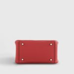 Hermès Lindy 20 Clemence Vermillon Palladium Hardware - Image 5