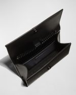 Saint Laurent Kate Small YSL Crossbody Bag in Grained Leather - Image 7
