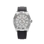 Rolex Sky-Dweller 336239 White Gold White Dial Oysterflex