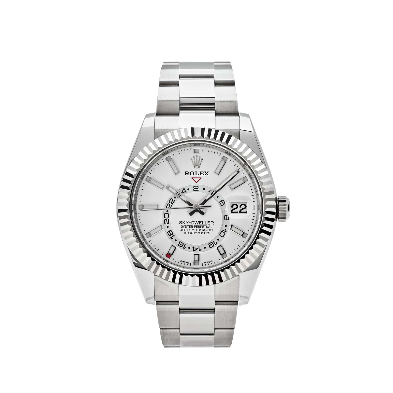 PiCn7pKr-rolex-sky-dweller-42mm-steel-white-gold-white-dial-oyster-326934-rolex-40271039889652.jpg Rolex Sky-Dweller 326934 Stainless Steel White Dial Oyster - Image 1