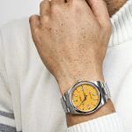 Rolex Oyster Perpetual 41 124300 Stainless Steel Yellow Dial - Image 2
