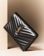 Saint Laurent Small YSL Wallet on Chain in Quilted Leather - Image 7