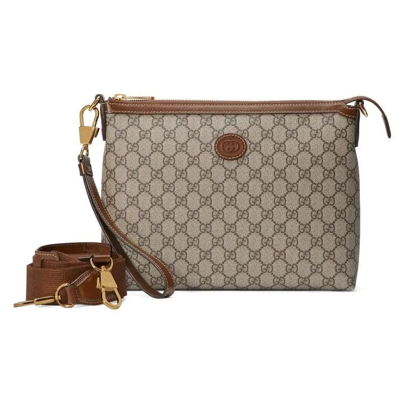 RPVkd96o-MFMG0CMDD6IHVS117.jpg GUCCI MESSENGER BAG WITH INTERLOCKING G - Image 1