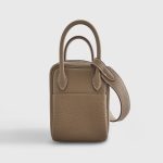 Hermès Lindy 20 Clemence Etoupe Palladium Hardware - Image 5