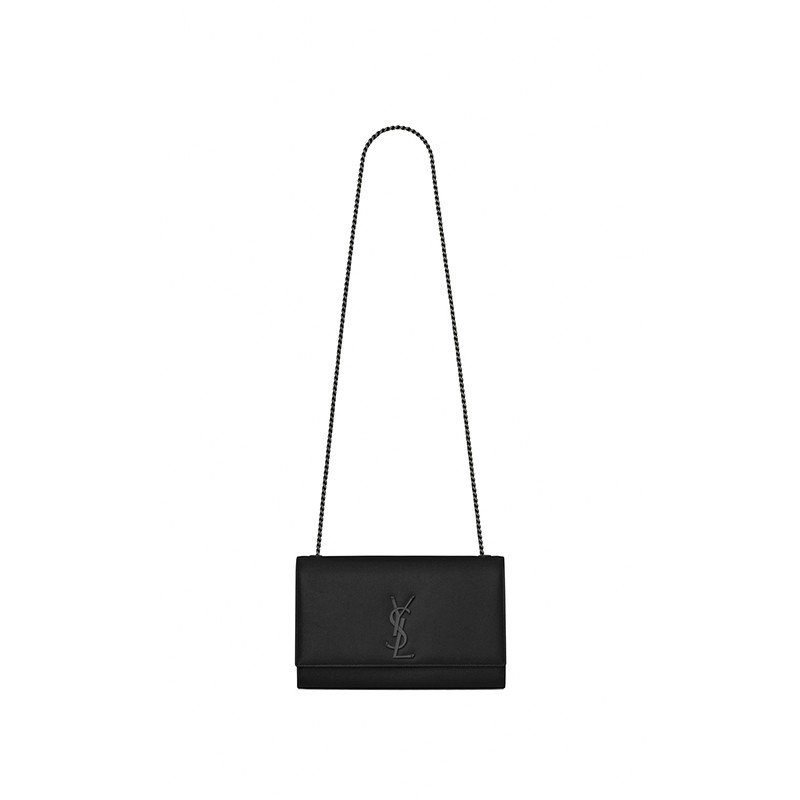 SpydU9dX-E345509F-1414-94DC-D257-34FB7A754E9F.jpg Saint Laurent Kate Medium In Grain De Poudre Embossed Leather - Image 1