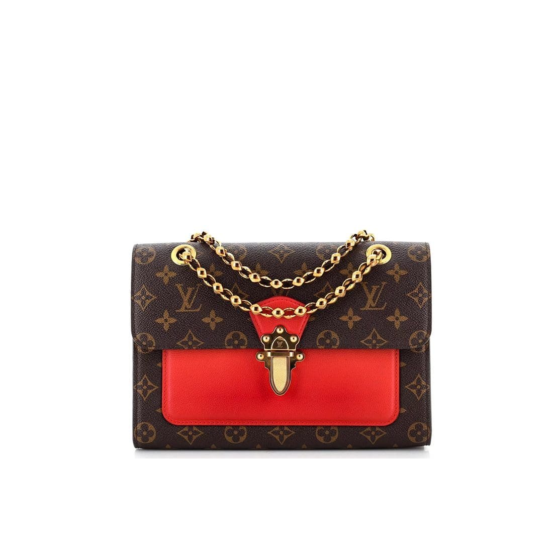 VEqzZeR1-121231.jpg Louis Vuitton Victoire Handbag Monogram Canvas and Leather - Image 1