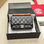 CHANEL SMALL FLAP BAG WITH TOP HANDLE - Image 2