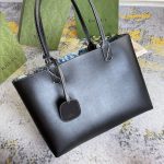 GUCCI Supreme Monogram Blooms Medium Reversible Tote Beige Blue Navy - Image 9