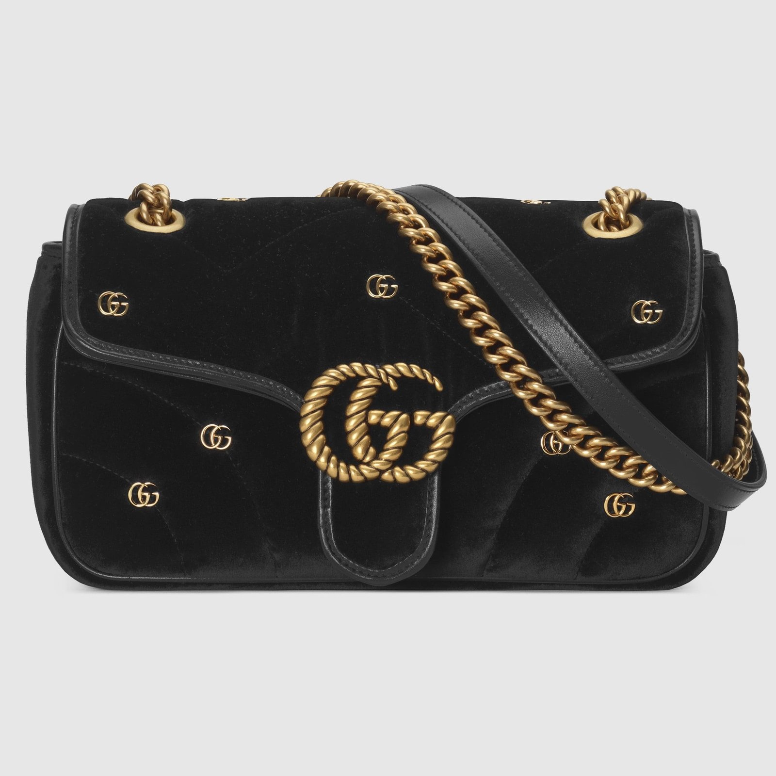 XWdRpNXG-f7938cf87215ec35c6ffa2d4547e0e7a.jpg Gucci Marmont Shoulder Bag - Image 1