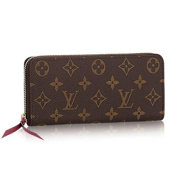 Xe527Tup-1891B611-4087-7F07-42DB-828019BBCBC1.jpg Louis Vuitton Monogram Canvas Clemence Wallet M60742 Fuchsia - Image 1