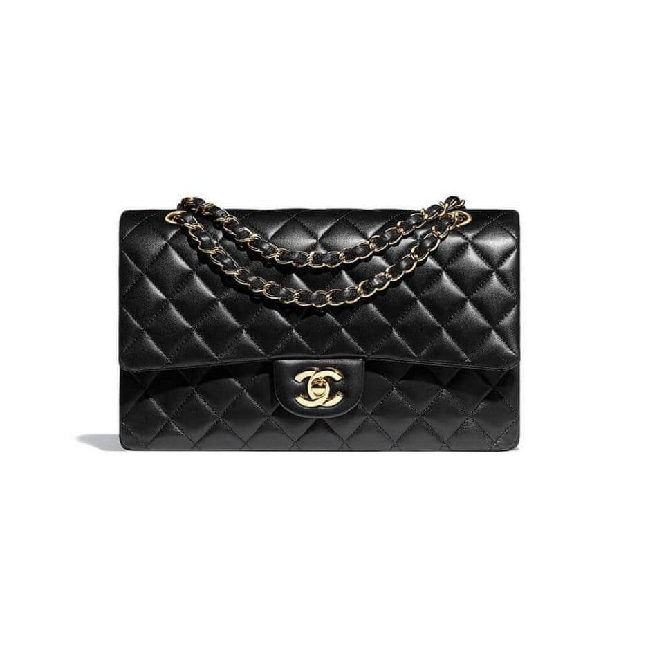 Xw9R7pnS-1-774-937x937-1.jpg CHANEL CLASSIC HANDBAG Lambskin & Gold Metal - Image 1